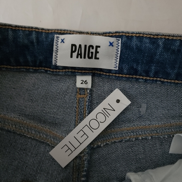 Paige Sarah Slim Leg High Rise Jeans - Picture 7 of 11